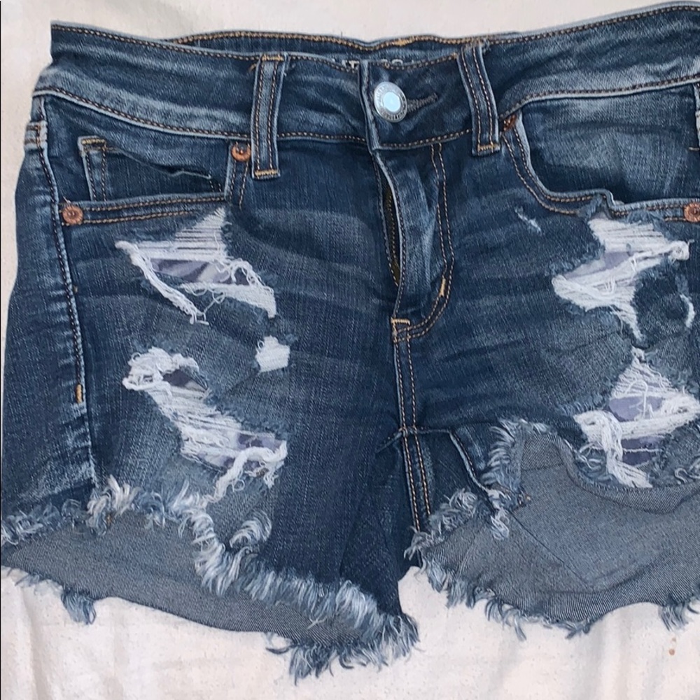 Denim shorts
